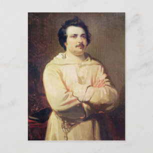 Carte Postale Honore de Balzac dans son habit de moine, 1829