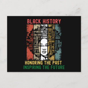 Carte Postale Honorer Le Passé Inspirant De L'Histoire Des Noirs