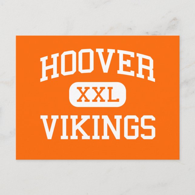 Carte Postale Hoover - Vikings - High School - North Canton Ohio (Devant)