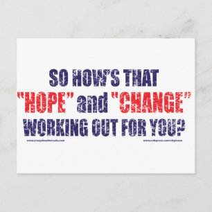 Carte Postale HOPE-and-Change-DST-TEE