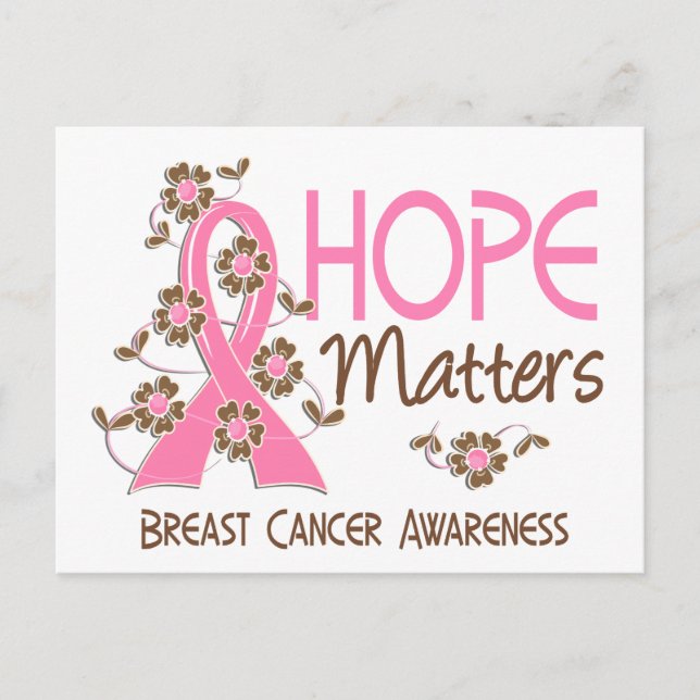 Carte Postale Hope Matters 3 Cancer du sein (Devant)
