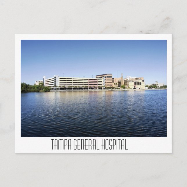 Carte Postale Hôpital général de Tampa (Devant)