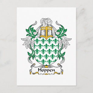 Carte Postale Hoppen Family Crest