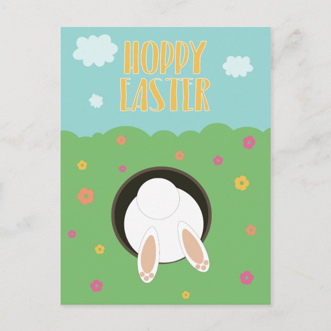 Carte postale "Hoppy Easter" (Devant)