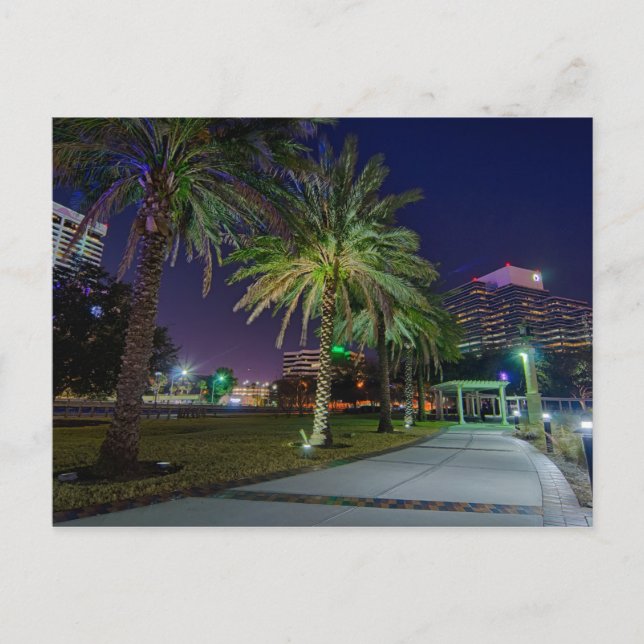 Carte Postale Horizon de Jacksonville centre-ville Floride (Devant)