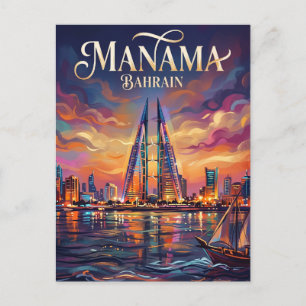 Carte Postale Horizon de Manama Bahreïn
