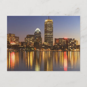 Carte Postale Horizon des Etats-Unis, le Massachusetts, Boston