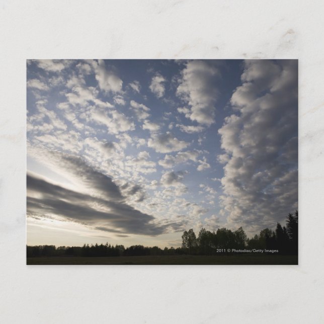 Carte Postale Horizon Sky avec nuages (Devant)