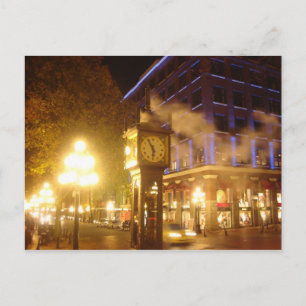 Carte Postale Horloge à vapeur, Vancouver (Colombie-Britannique)