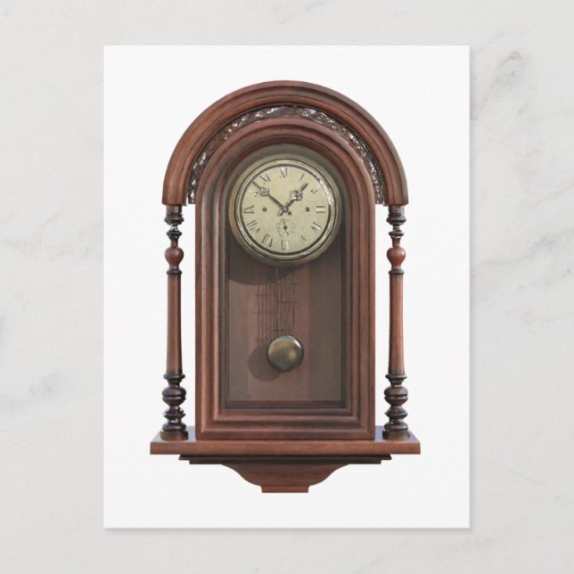 Carte Postale Horloge antique (Devant)