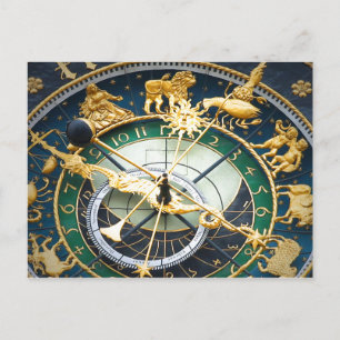 Carte Postale Horloge astronomique