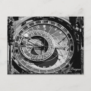 Carte Postale Horloge astronomique, Carré de la vieille ville, P