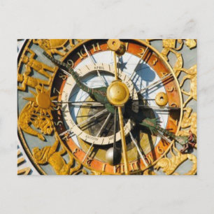 Carte Postale Horloge décorative, Hôtel de Ville d'Oslo