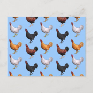 Carte Postale Horloge Des Coqs