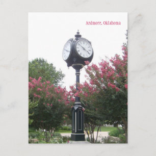 Carte Postale Horloge du centenaire à Ardmore, Oklahoma