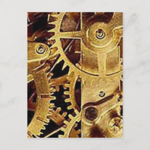 Carte Postale horloge MECANISMO RELÓGIO