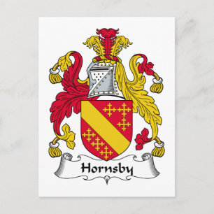 Carte Postale Hornsby Family Crest