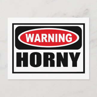 Carte postale HORNY