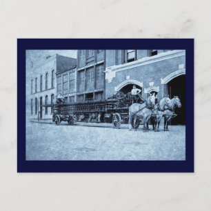 Carte Postale Horse Drake Hook and Ladder Fire Company