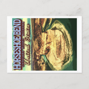 CARTE POSTALE HORSESHOE BEND - COLORADO RIVER - ARIZONA US