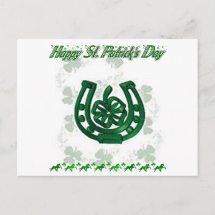 Carte Postale Horseshoe de la Saint Patrick