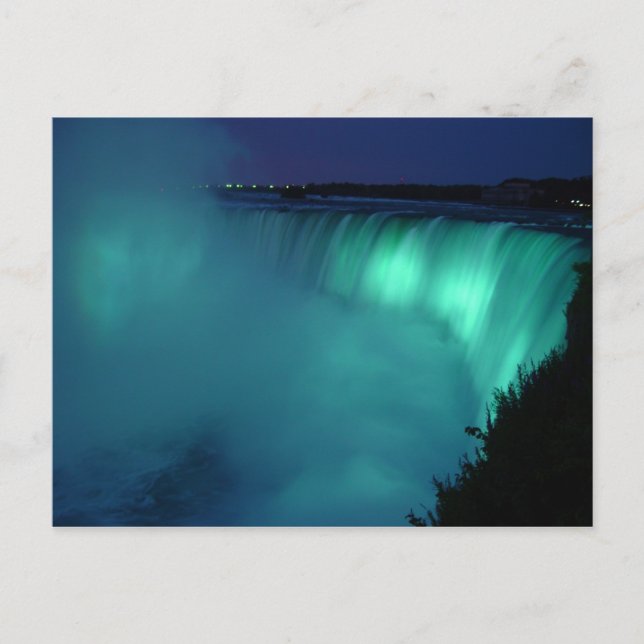 Carte postale Horseshoe Falls Niagara Falls Aqua G (Devant)