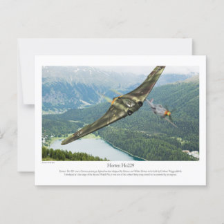 Carte Postale Horten Ho229