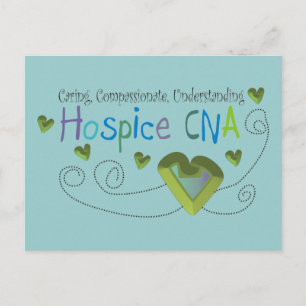 Carte Postale Hospice CNA Green Hearts