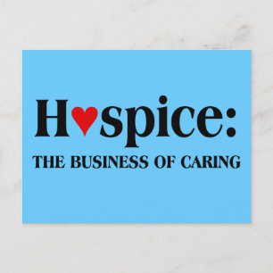 Carte Postale Hospice est dans le domaine de la prise en charge 