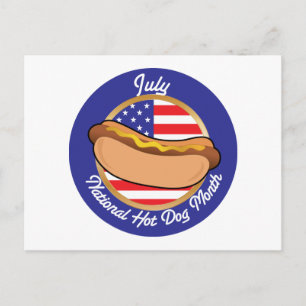 Carte Postale Hot Dog National
