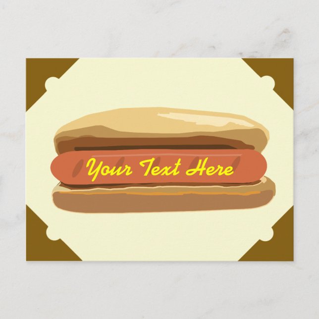 Carte postale Hotdog (Devant)