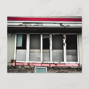 Carte Postale Hôtel Abandonné Espaces Perdus Débilité