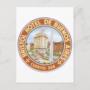 Carte Postale Hôtel Bristol de Buenos Aires