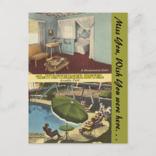 Carte Postale Hôtel California, Westerner