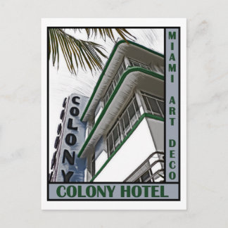Carte Postale Hôtel Colony