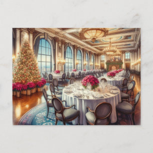 Carte Postale Hôtel Connor Repas de Noël Joplin MO