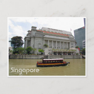 Carte Postale hôtel de singapore river