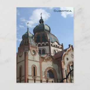 Carte Postale Hôtel de ville Art nouveau - Subotica
