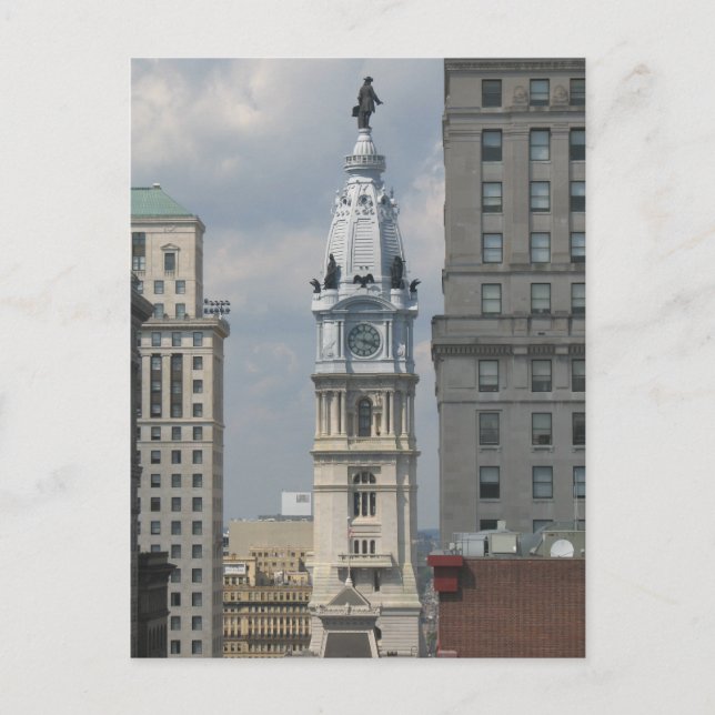 Carte Postale Hôtel de ville de Philadelphie (Devant)