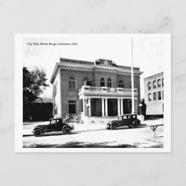 Carte Postale Hôtel de ville historique de Baton Rouge Louisiane (Devant)