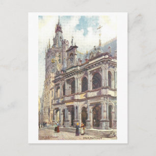 Carte Postale Hôtel de ville vintage, Koln, Allemagne