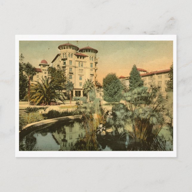 Carte Postale Hôtel Green, Pasadena, Californie Vintage (Devant)