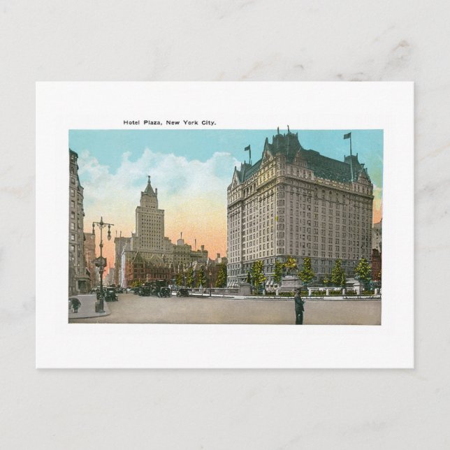 Carte Postale Hotel Plaza, New York City (Devant)