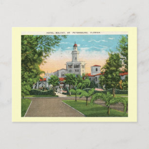 Carte Postale Hotel Rolyat, St. Petersburg, Floride Vintage