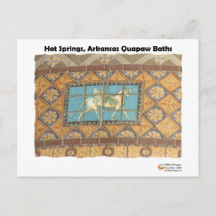 Carte Postale HotSprings, AR Quapaw Dome Tiles II Dons Vêtements