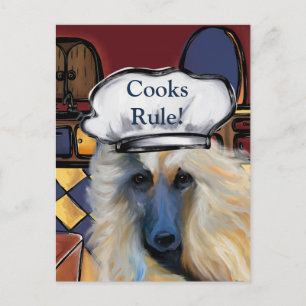 Carte Postale Hound afghan