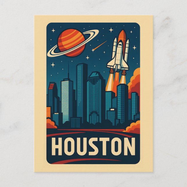 Carte postale HOUSTON (Devant)