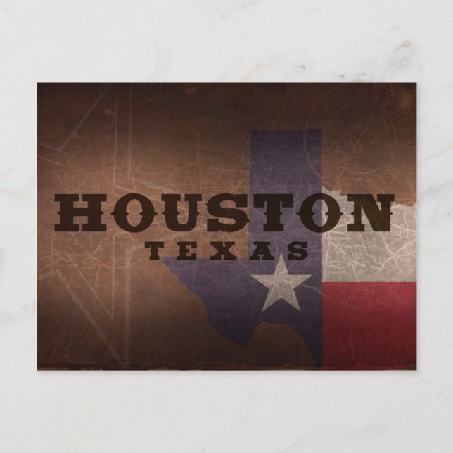 Carte postale Houston (Devant)