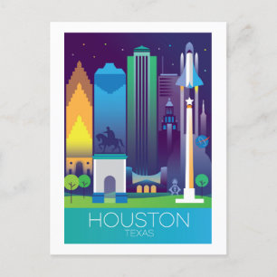 Carte postale Houston