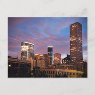 Carte Postale Houston la nuit